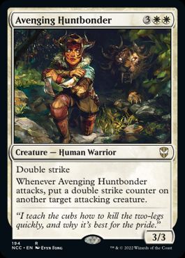 [194]【EN】復讐する狩猟眷者/Avenging Huntbonder【NCC】[R][白]