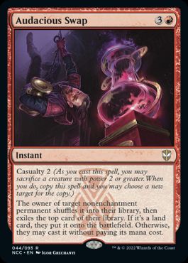 [044]【EN】大胆なすり替え/Audacious Swap【NCC】[R][赤]