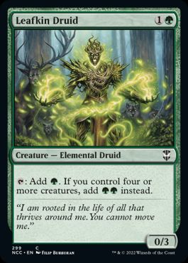 [299]【EN】枝葉族のドルイド/Leafkin Druid【NCC】[C][緑]