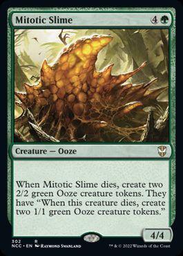 [302]【EN】分裂するスライム/Mitotic Slime【NCC】[R][緑]