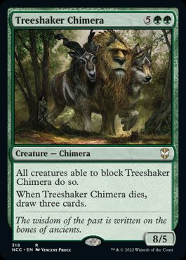 [318]【EN】大樹揺らしのキマイラ/Treeshaker Chimera【NCC】[R][緑]