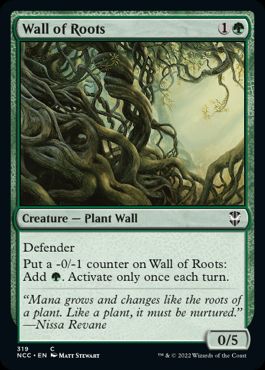 [319]【EN】根の壁/Wall of Roots【NCC】[C][緑]