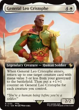 [135]【EN】■拡張アート■将軍、レオ・クリストフ/General Leo Cristophe【FIC】[R][白]