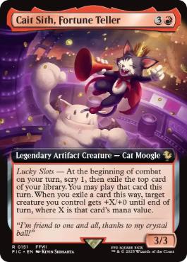 [151]【EN】■拡張アート■占い師、ケット・シー/Cait Sith, Fortune Teller【FIC】[R][赤]