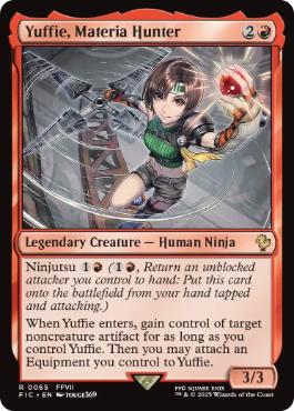 [065]【EN】マテリアハンター、ユフィ/Yuffie, Materia Hunter【FIC】[R][赤]