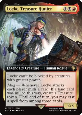 [177]【EN】■拡張アート■トレジャーハンター、ロック/Locke, Treasure Hunter【FIC】[R][多色]