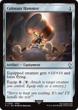 [338]【EN】巨像の鎚/Colossus Hammer【FIC】[U][茶]