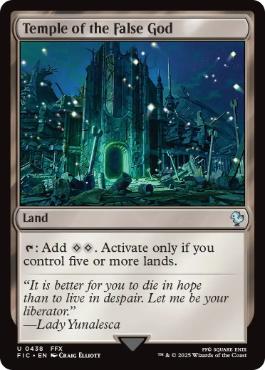 [438]【EN】邪神の寺院/Temple of the False God【FIC】[U][土地]