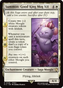 [026]【EN】【サージFOIL】召喚：蛮神善王モグル・モグXII世/Summon: Good King Mog XII【FIC】[R][白]