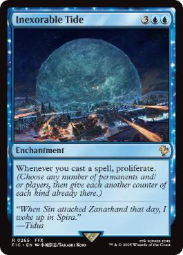 [265]【EN】【サージFOIL】容赦無い潮流/Inexorable Tide【FIC】[R][青]
