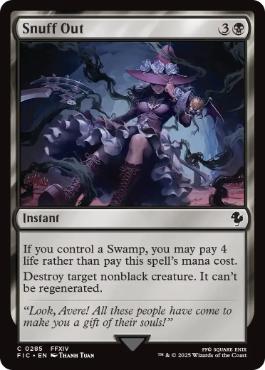 [285]【EN】【サージFOIL】殺し/Snuff Out【FIC】[C][黒]