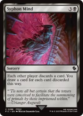 [288]【EN】【サージFOIL】吸心/Syphon Mind【FIC】[C][黒]