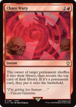 [291]【EN】【サージFOIL】混沌のねじれ/Chaos Warp【FIC】[R][赤]