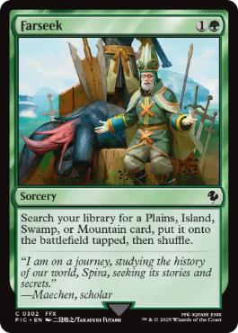 [302]【EN】【サージFOIL】遥か見/Farseek【FIC】[C][緑]