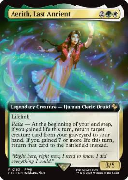 [163]【EN】【FOIL】■拡張アート■最後の古代種エアリス/Aerith, Last Ancient【FIC】[R][多色]