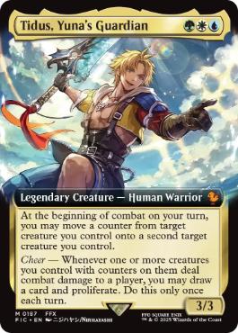 [187]【EN】【FOIL】■拡張アート■ユウナのガード、ティーダ/Tidus, Yuna's Guardian【FIC】[M][多色]
