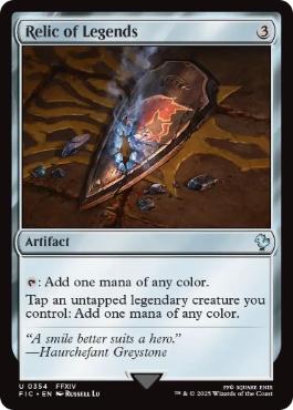 [354]【EN】【サージFOIL】伝説の秘宝/Relic of Legends【FIC】[U][茶]