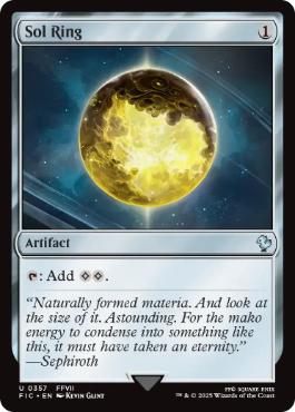 [357]【EN】【サージFOIL】太陽の指輪/Sol Ring【FIC】[U][茶]