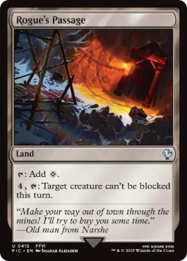 [415]【EN】【サージFOIL】ならず者の道/Rogue's Passage【FIC】[U][土地]