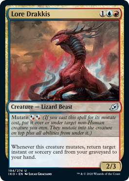 [194]【EN】伝承のドラッキス/Lore Drakkis【IKO】[U][多色]