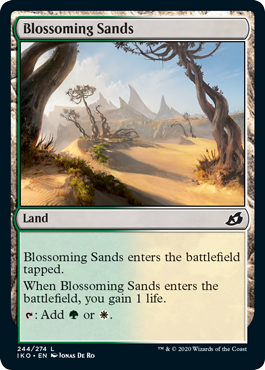 [244]【EN】花咲く砂地/Blossoming Sands【IKO】[C][土地]