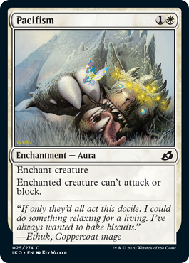 [025]【EN】【FOIL】平和な心/Pacifism【IKO】[C][白]
