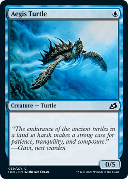 [039]【EN】【FOIL】神盾の海亀/Aegis Turtle【IKO】[C][青]