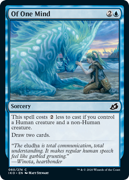 [060]【EN】【FOIL】心を一つに/Of One Mind【IKO】[C][青]