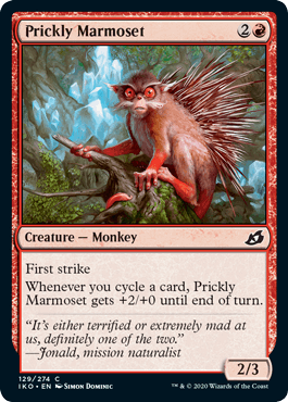 [129]【EN】【FOIL】トゲマーモセット/Prickly Marmoset【IKO】[C][赤]