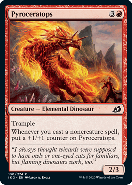 [130]【EN】【FOIL】パイロケラトプス/Pyroceratops【IKO】[C][赤]