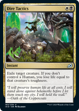 [183]【EN】【FOIL】不吉な戦術/Dire Tactics【IKO】[U][多色]