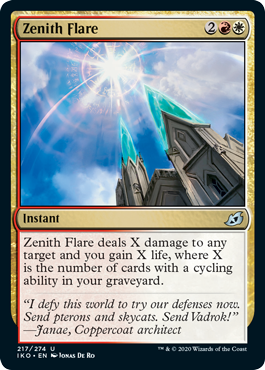 [217]【EN】【FOIL】天頂の閃光/Zenith Flare【IKO】[U][多色]