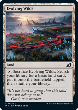 [247]【EN】【FOIL】進化する未開地/Evolving Wilds【IKO】[C][土地]