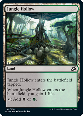 [249]【EN】【FOIL】ジャングルのうろ穴/Jungle Hollow【IKO】[C][土地]