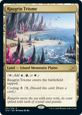 [251]【EN】【FOIL】ラウグリンのトライオーム/Raugrin Triome【IKO】[R][土地]