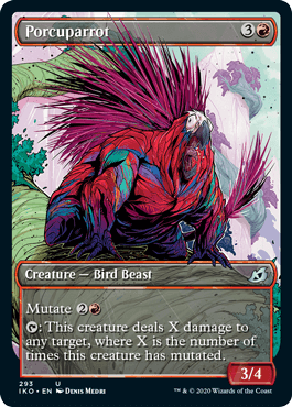 [293]【EN】■ショーケース■ヤマオウム/Porcuparrot【IKO】[U][赤]