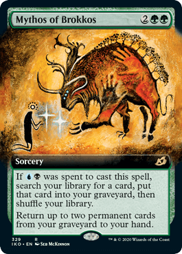 [329]【EN】■拡張アート■ブロコスの神話/Mythos of Brokkos【IKO】[R][緑]