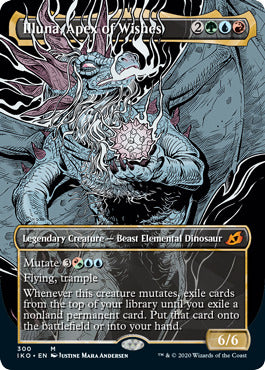 [300]【EN】■ショーケース■願いの頂点、イルーナ/Illuna, Apex of Wishes【IKO】[M][多色]