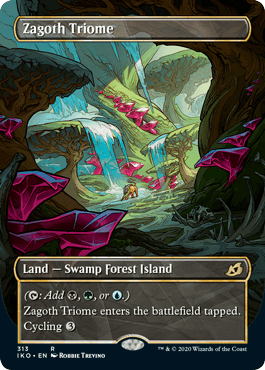 [313]【EN】■ショーケース■ゼイゴスのトライオーム/Zagoth Triome【IKO】[R][土地]