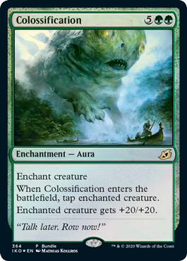 [364]【EN】【FOIL】■PROMO■著大化/Colossification【IKO】[R][緑]