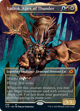 [308]【EN】【FOIL】■ショーケース■雷の頂点、ヴァドロック/Vadrok, Apex of Thunder【IKO】[M][多色]