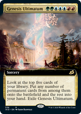 [336]【EN】【FOIL】■拡張アート■発生の根本原理/Genesis Ultimatum【IKO】[R][多色]