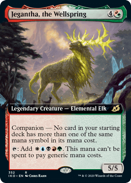 [352]【EN】【FOIL】■拡張アート■湧き出る源、ジェガンサ/Jegantha, the Wellspring【IKO】[R][多色]