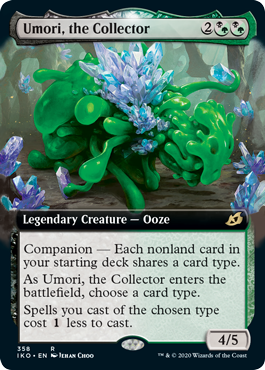 [358]【EN】【FOIL】■拡張アート■集めるもの、ウモーリ/Umori, the Collector【IKO】[R][多色]