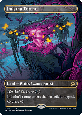 [309]【EN】【FOIL】■ショーケース■インダサのトライオーム/Indatha Triome【IKO】[R][土地]