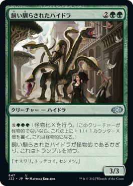 [647]【JP】飼い馴らされたハイドラ/Domesticated Hydra【J22】[U][緑]