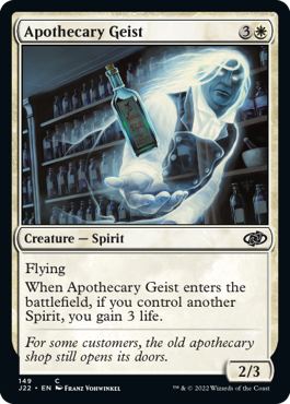 [149]【EN】薬剤師の霊/Apothecary Geist【J22】[C][白]