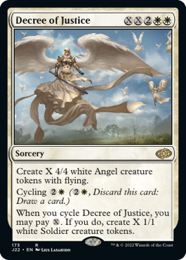 [173]【EN】正義の命令/Decree of Justice【J22】[R][白]