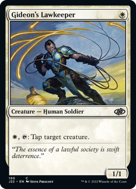 [190]【EN】ギデオンの法の番人/Gideon's Lawkeeper【J22】[C][白]