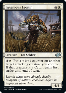 [005]【EN】巧妙なレオニン/Ingenious Leonin【J22】[U][白]